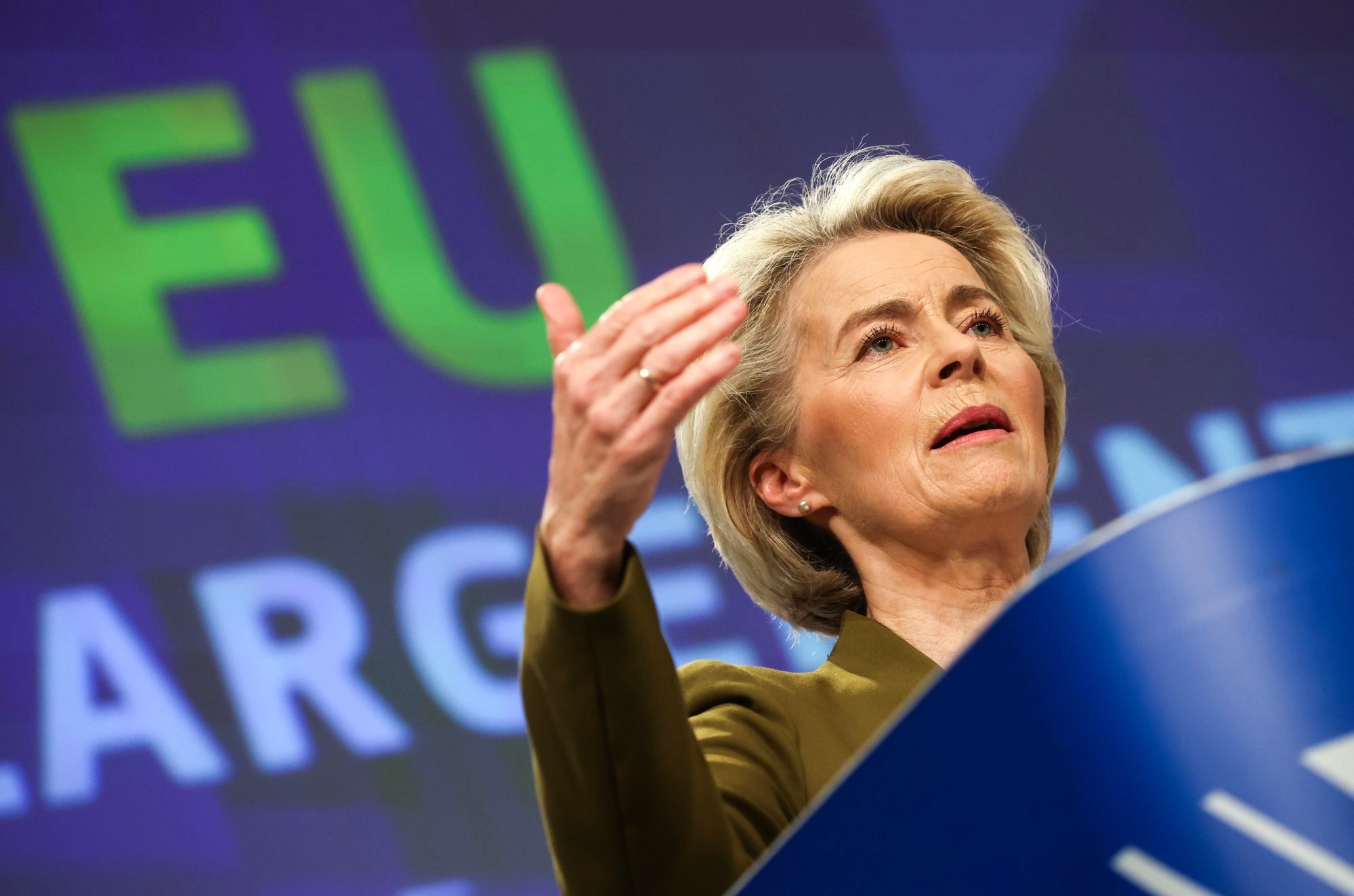 European Commission President Ursula von der Leyen has warned of over-capacity in the Chinese economy. Photo: EPA-EFE