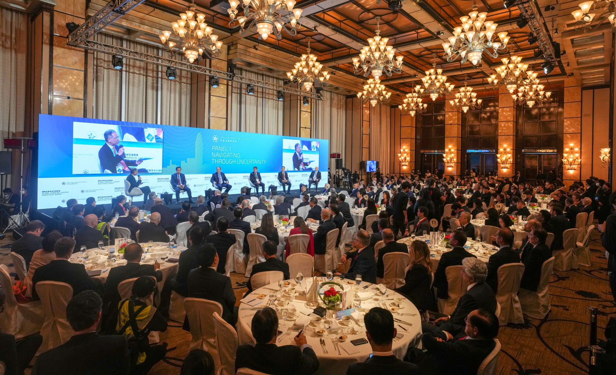 About 90 of the 300 global bankers and financiers attending this year’s investment summit are either chairmen or CEOs, up from 40 at last year’s event (pictured). Photo: Sam Tsang