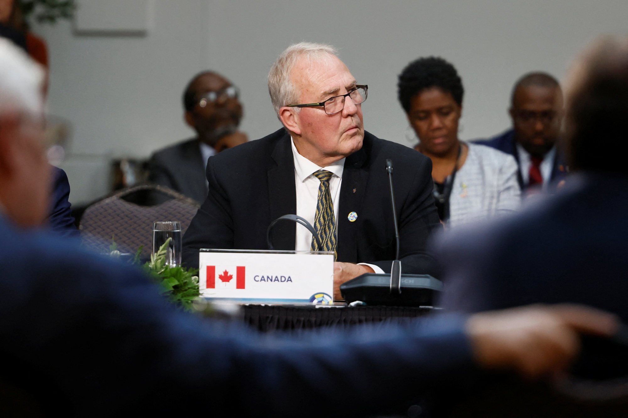 Canada’s Minister of National Defence Bill Blair attends a summit in Ottawa in October. Photo: Reuters