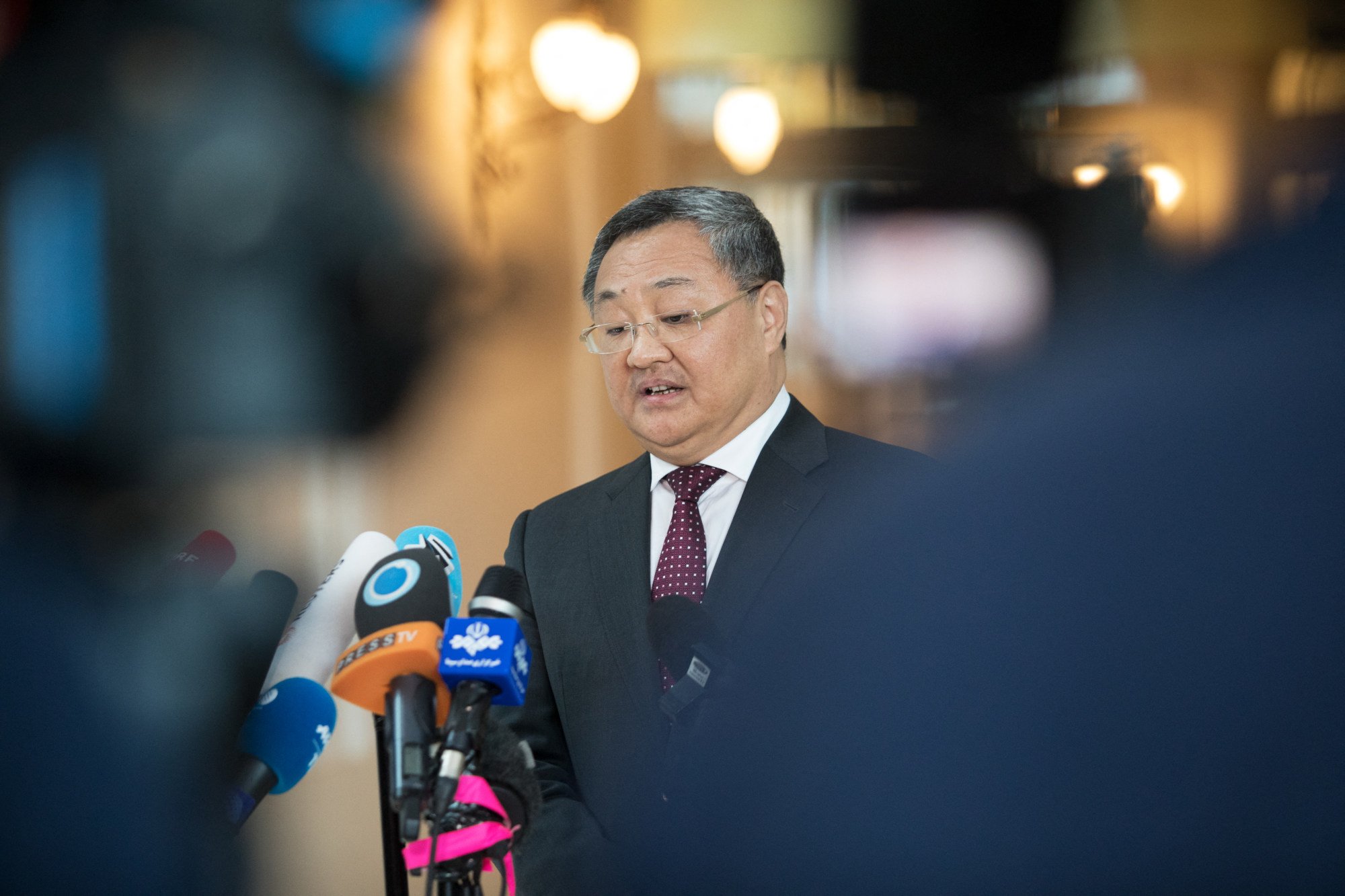 Fu Cong, China’s ambassador to the EU, hit out at the bloc’s response to the Israel-Gaza war. Photo: Agence France-Presse