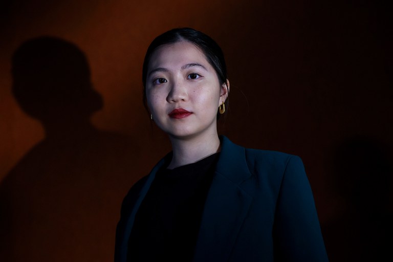 ENG_CHN_APECProtest_11142023_02.jpg Anna Kwok, a Hong Kong activist, who has been designated by the Hong Kong police as a fugitive with a $1 million Hong Kong dollars bounty offered for her arrest, has vowed to go ahead with a planned demonstration against Chinese Communist Party leader Xi Jinping at the APEC summit in San Francisco on Wednesday despite a wave of online threats from supporters of Beijing. Credit: Evelyn Hockstein/Reuters