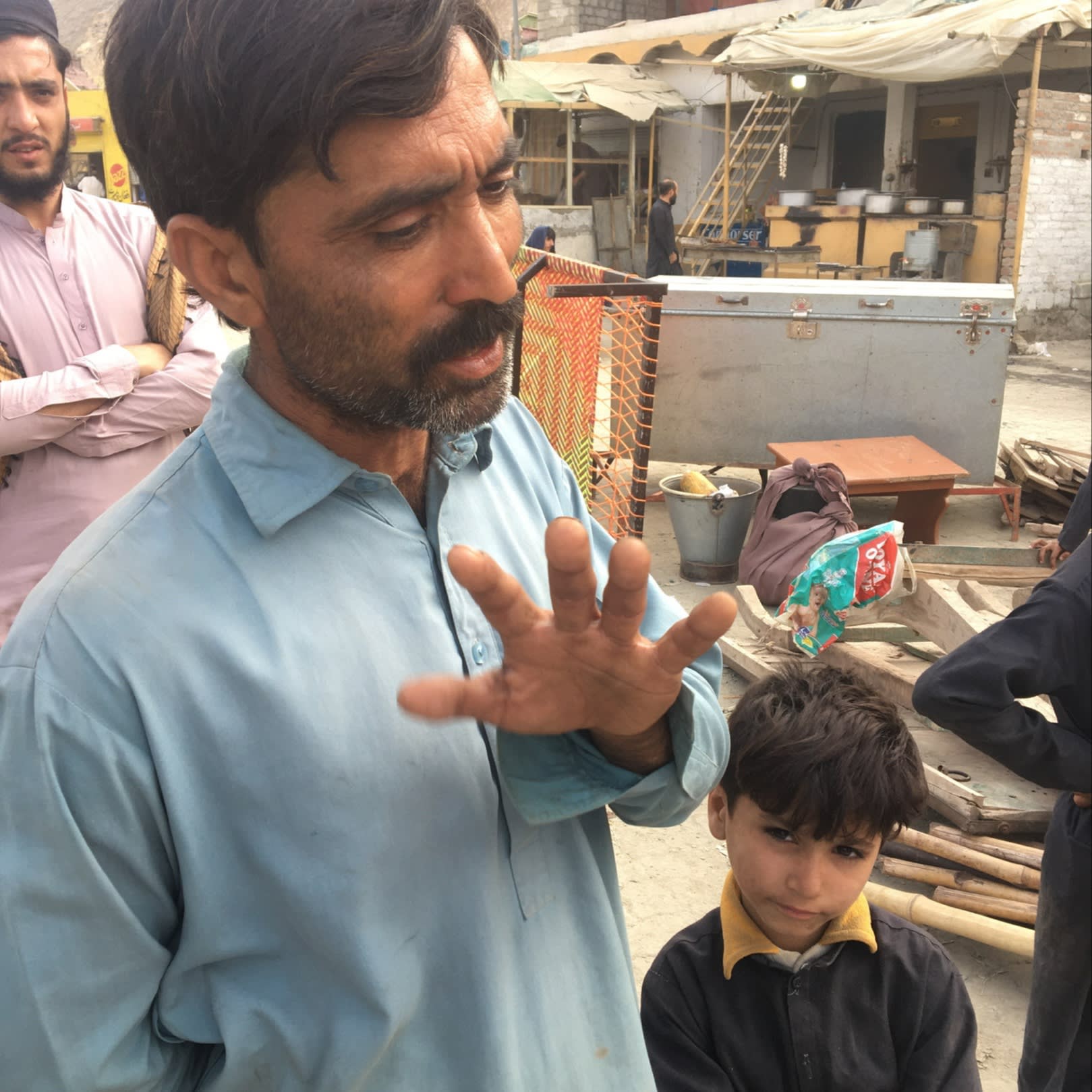 Gul Khan talking
