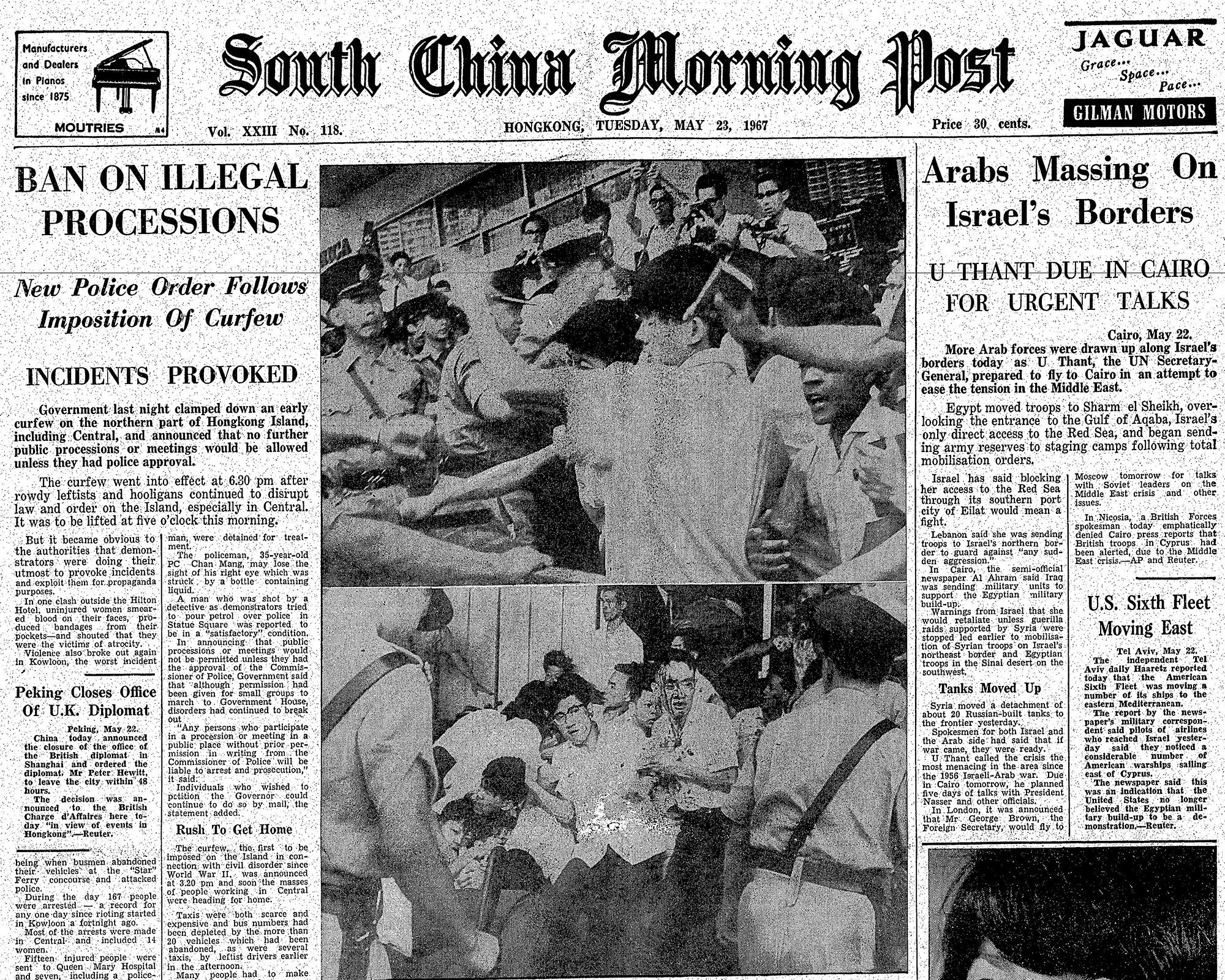 May 23, 1967. Photo: SCMP