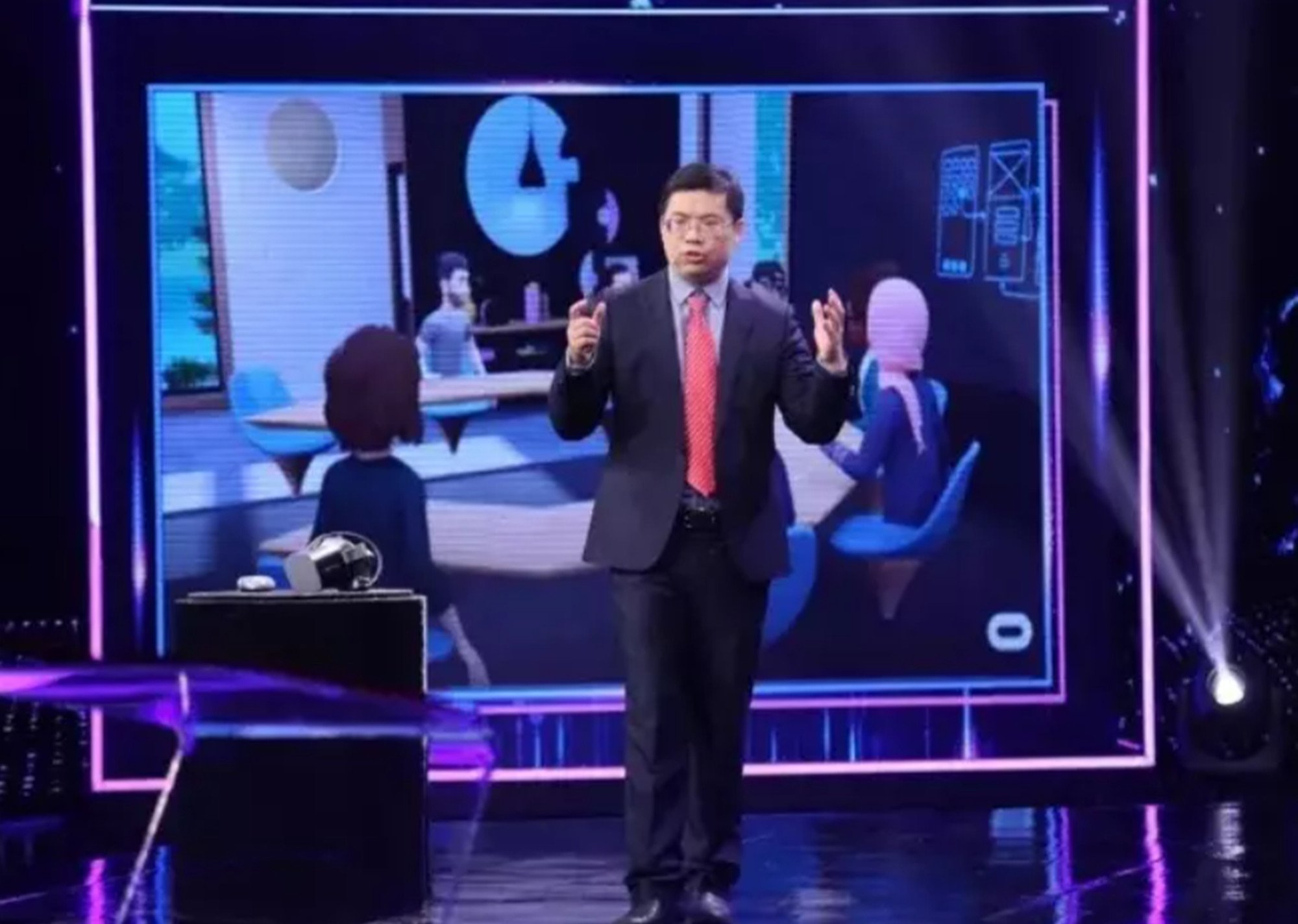 Professor Shen Yang from Tsinghua University’s School of Journalism and Communication. Image: Weibo/Capital Television