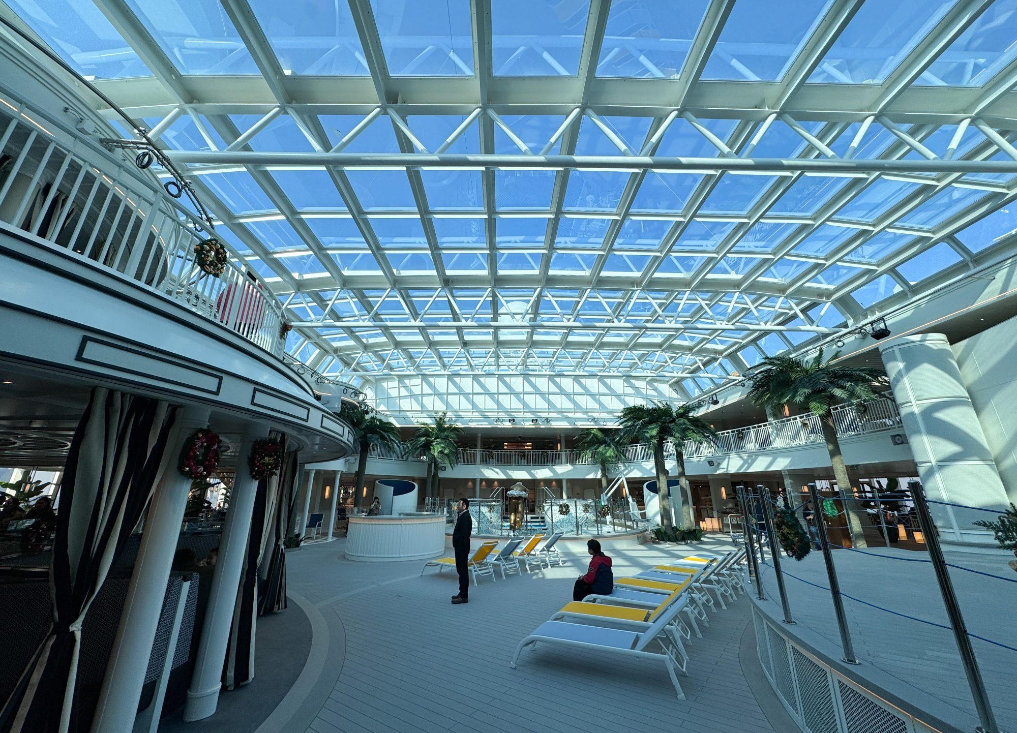 An interior view of the Adora Magic City cruise ship. Photo: Xinhua
