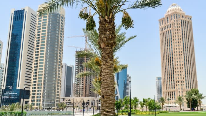 Doha West Bay financial district, Qatar