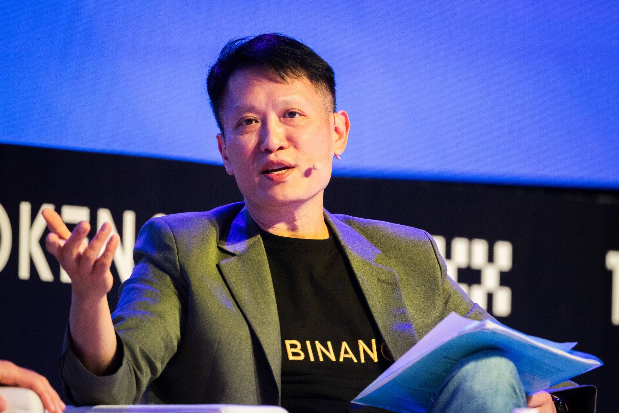 Newly appointed Binance CEO Richard Teng, who was previously head of regional markets at the company, during the Token2049 conference in Singapore on September 14, 2023. Teng’s previous work as a regulator in Singapore has raised questions about whether he will bring a new approach to running the world’s largest crypto exchange. Photo: Bloomberg