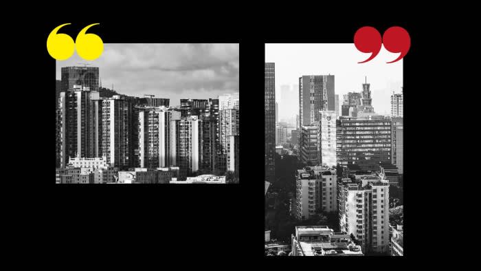 Skylines of Chinese cities