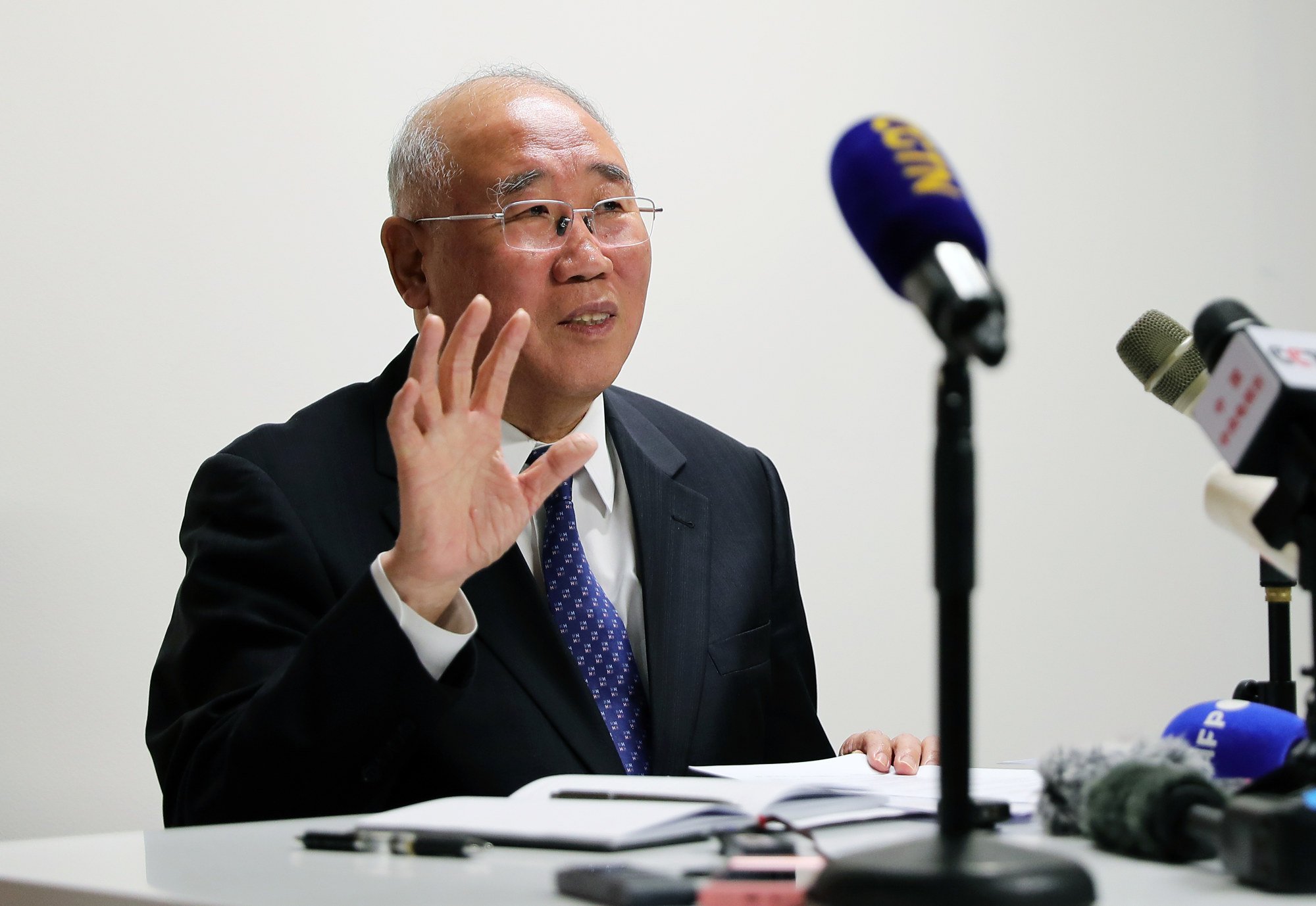 Cop28 in Dubai was Xie Zhenhua’s final official conference as China’s special climate envoy. Photo: Xinhua