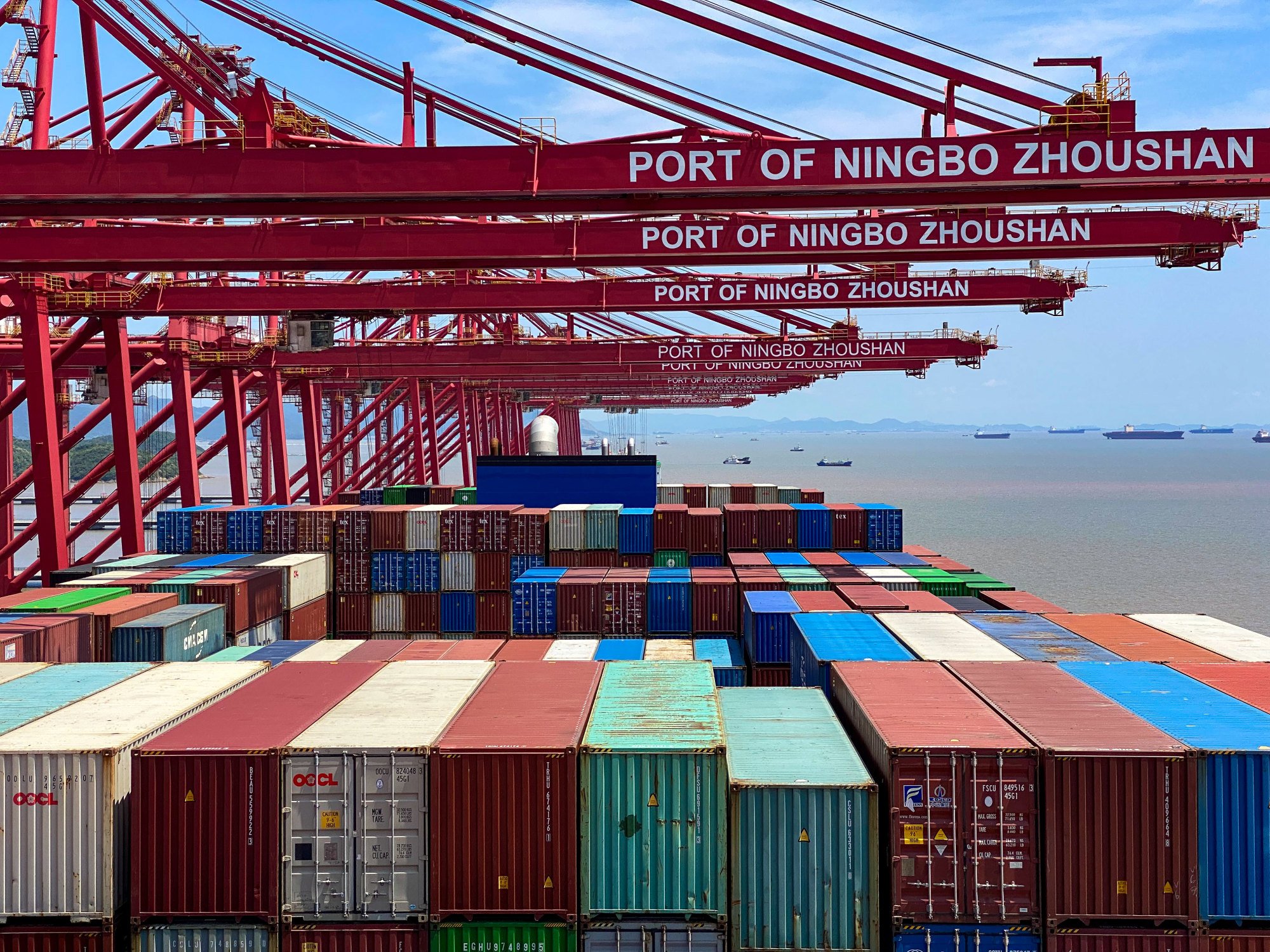 Ningbo has one of China’s largest container ports. Photo: Xinhua