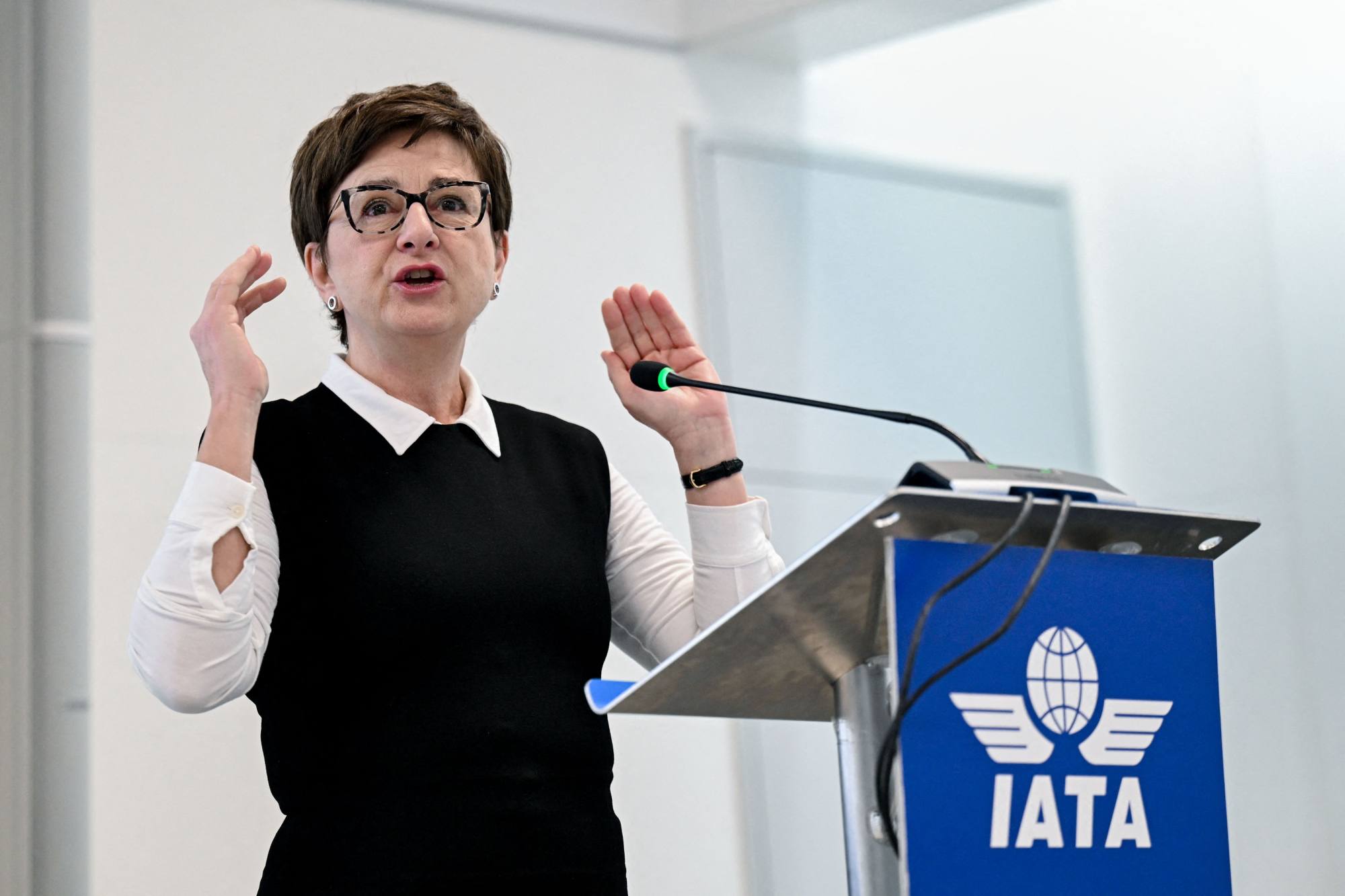 The push to increase flights is essential in bringing the mainland’s international traffic back up to pre-pandemic levels, IATA chief economist Marie Owens Thomsen says. Photo: AFP