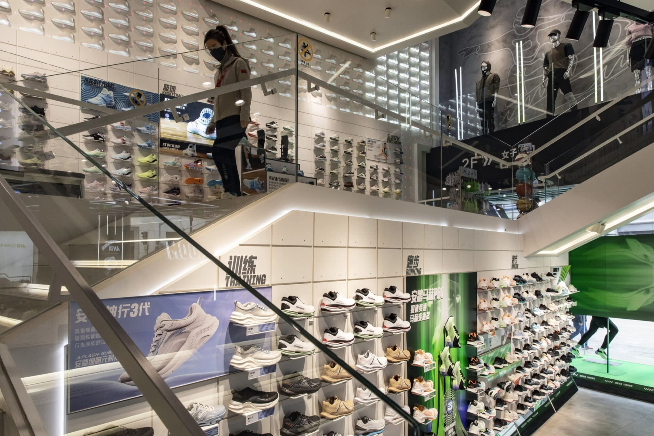 Anta’s flagship store in Shanghai