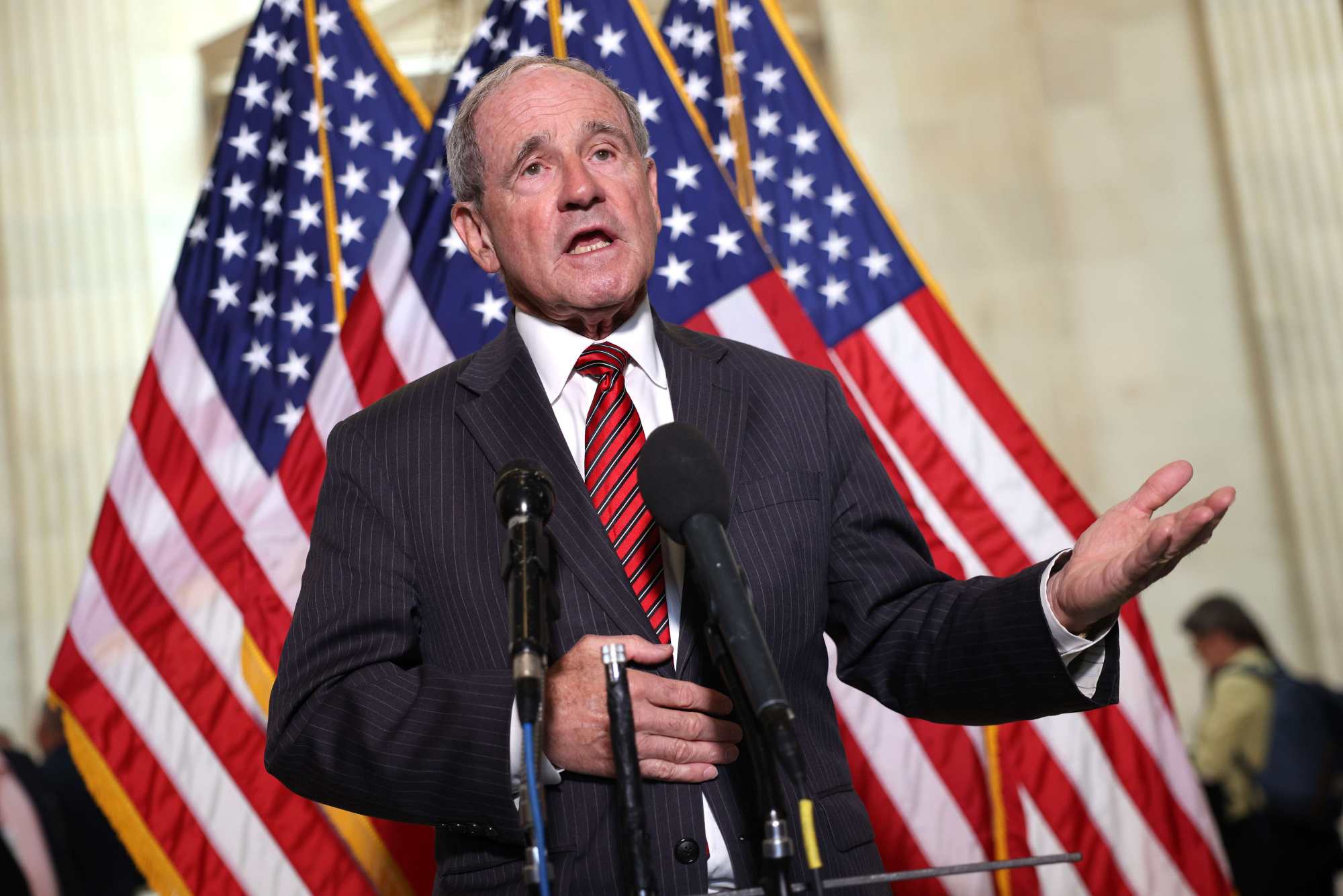 Senator James Risch, Republican of Idaho, took issue on Thursday with the resumption of US-China military communications. Photo: Getty Images/AFP