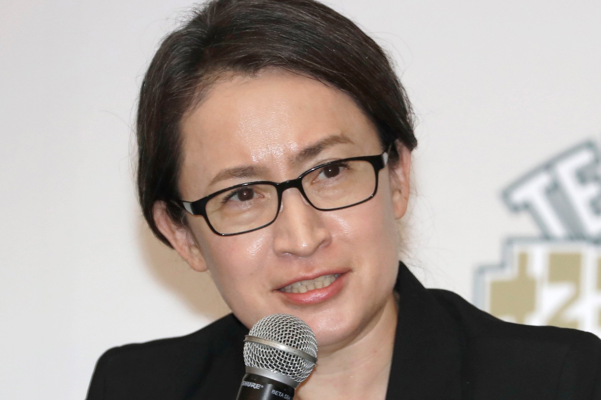 Hsiao Bi-khim, now the ruling Democratic Progressive Party’s vice-presidential candidate, at a news conference in Taipei on November 23, 2023. Photo: AP