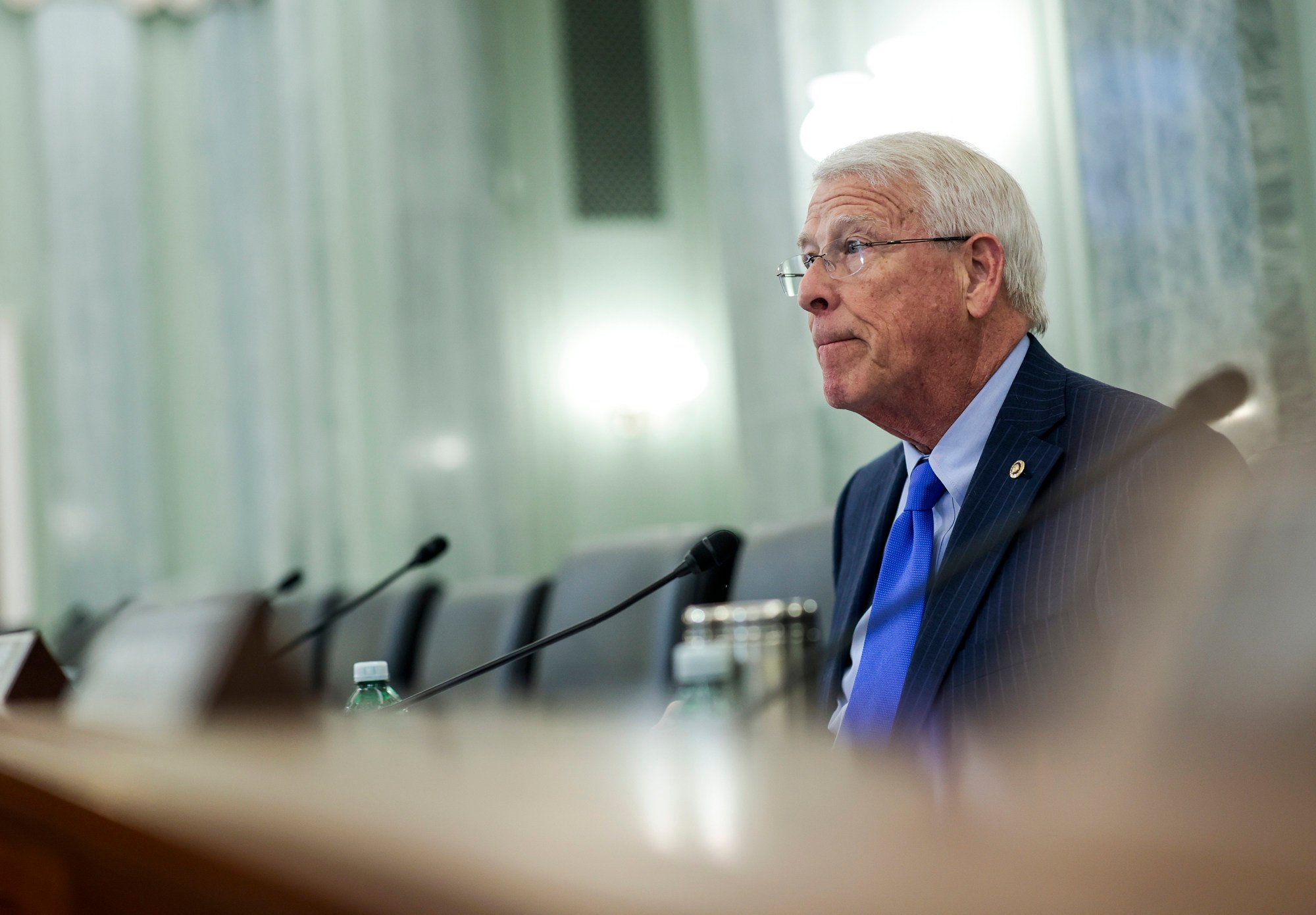Republican senator Roger Wicker of Mississippi has urged caution on the Aukus agreement. Photo: Getty Images/TNS