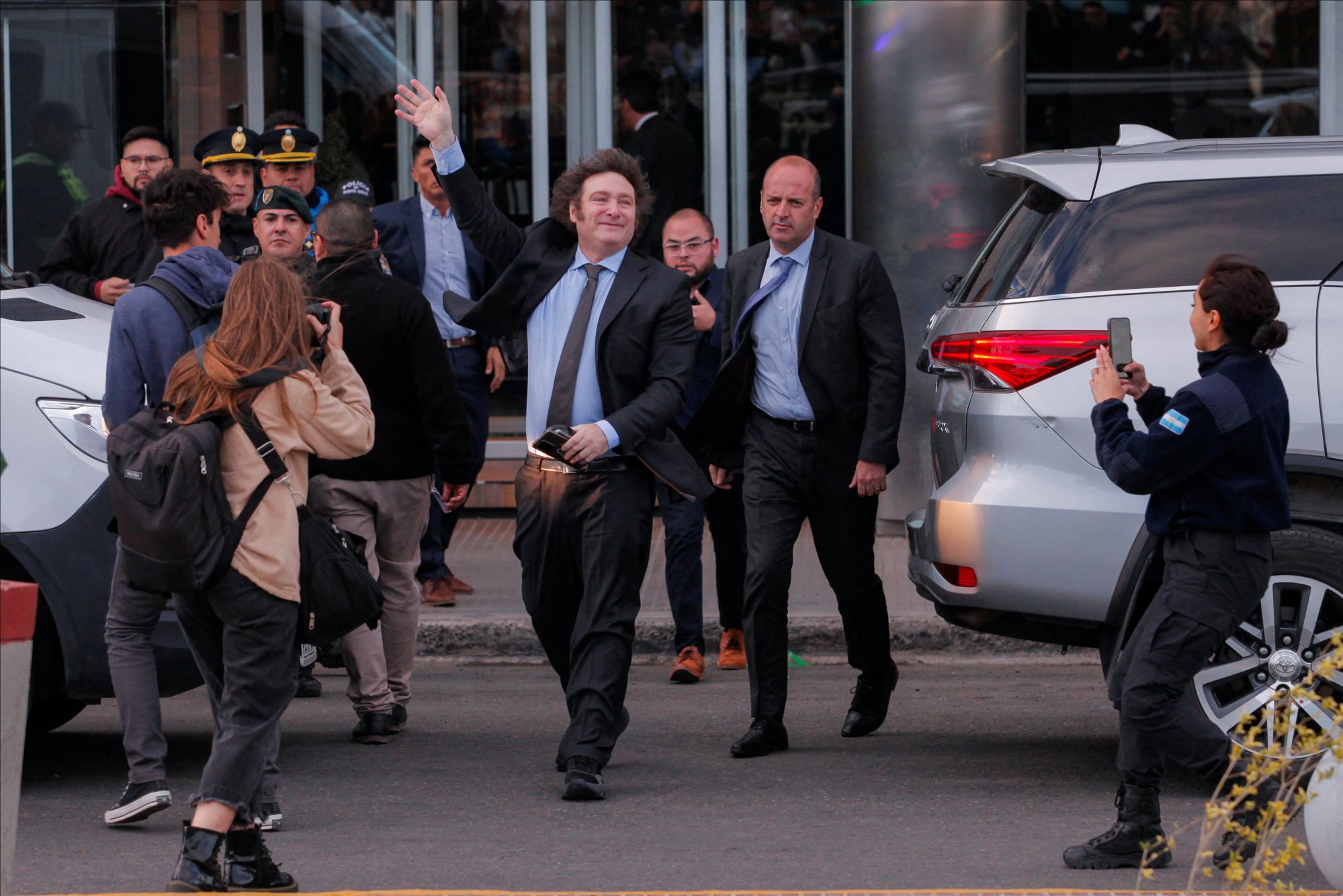 Javier Milei (centre) said in a letter to Brics leaders that the moment was not “opportune” for Argentina to join as a full member. Photo: Reuters