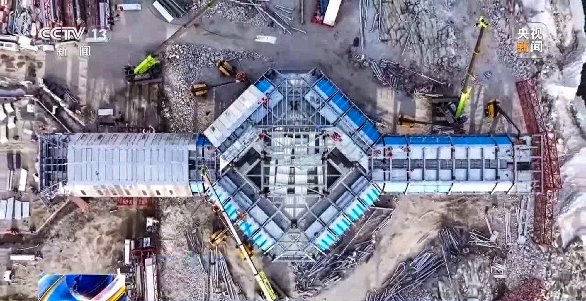 The Antarctic base will be China’s fifth on the continent. Photo: CCTV