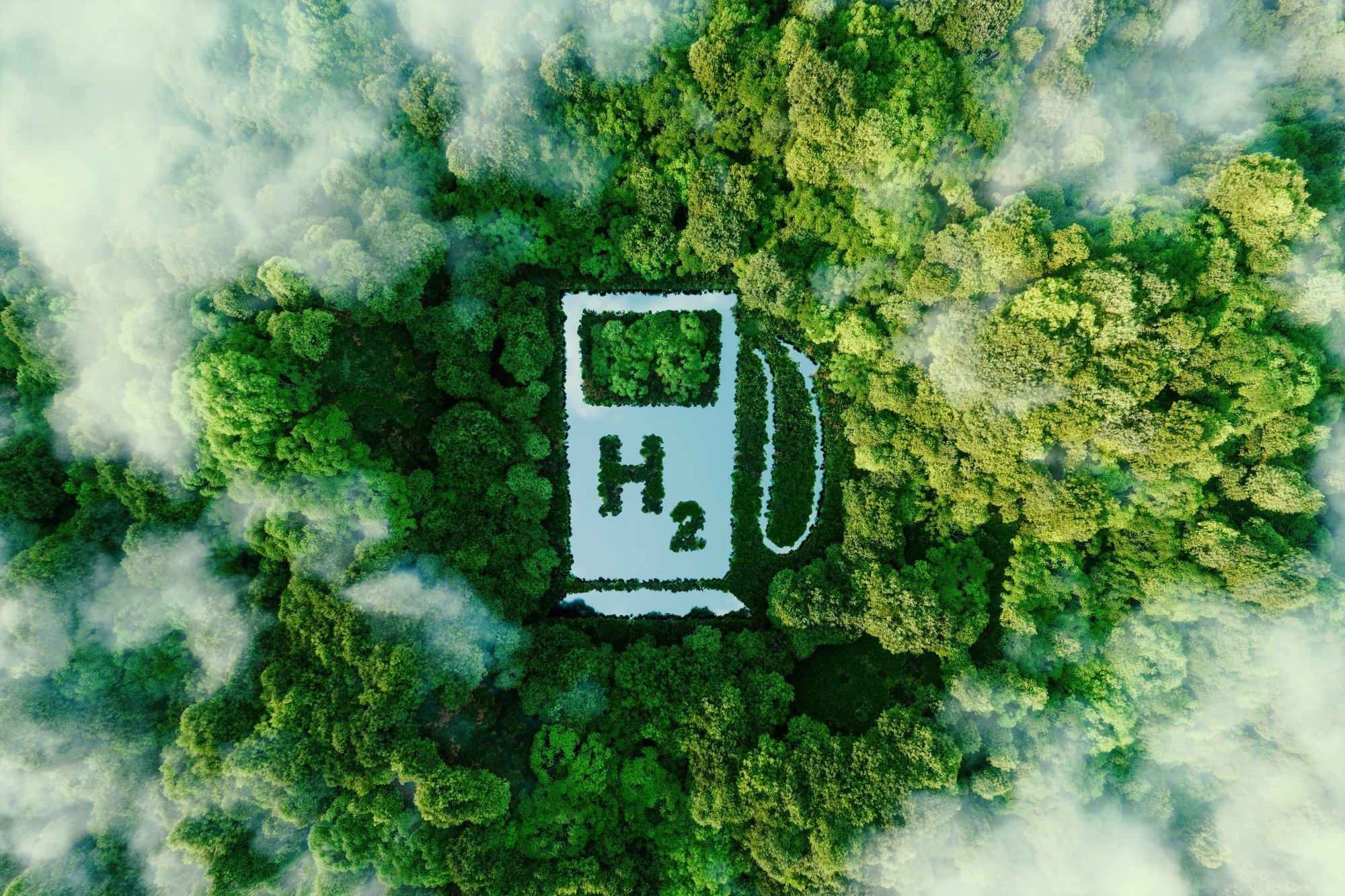 Large-scale production of green hydrogen – produced using clean energy such as solar and wind power – is crucial to China’s plans for carbon neutrality. Image: Shutterstock