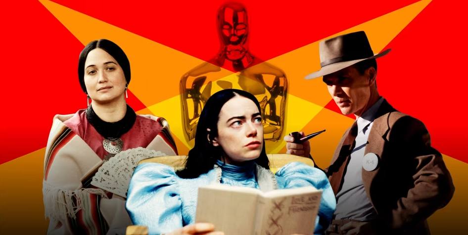 A montage to illustrate Oscar nominations