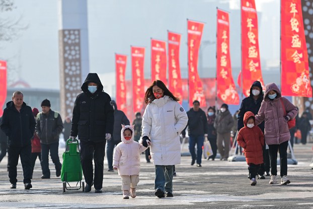 ENG_UYG_LunarNewYear_01292024.3.jpg People visit a fair for the upcoming Lunar New Year in Urumqi, capital of northwest China's Xinjiang region, Jan. 27, 2024. (Ding Lei/Xinhua via Getty Images)