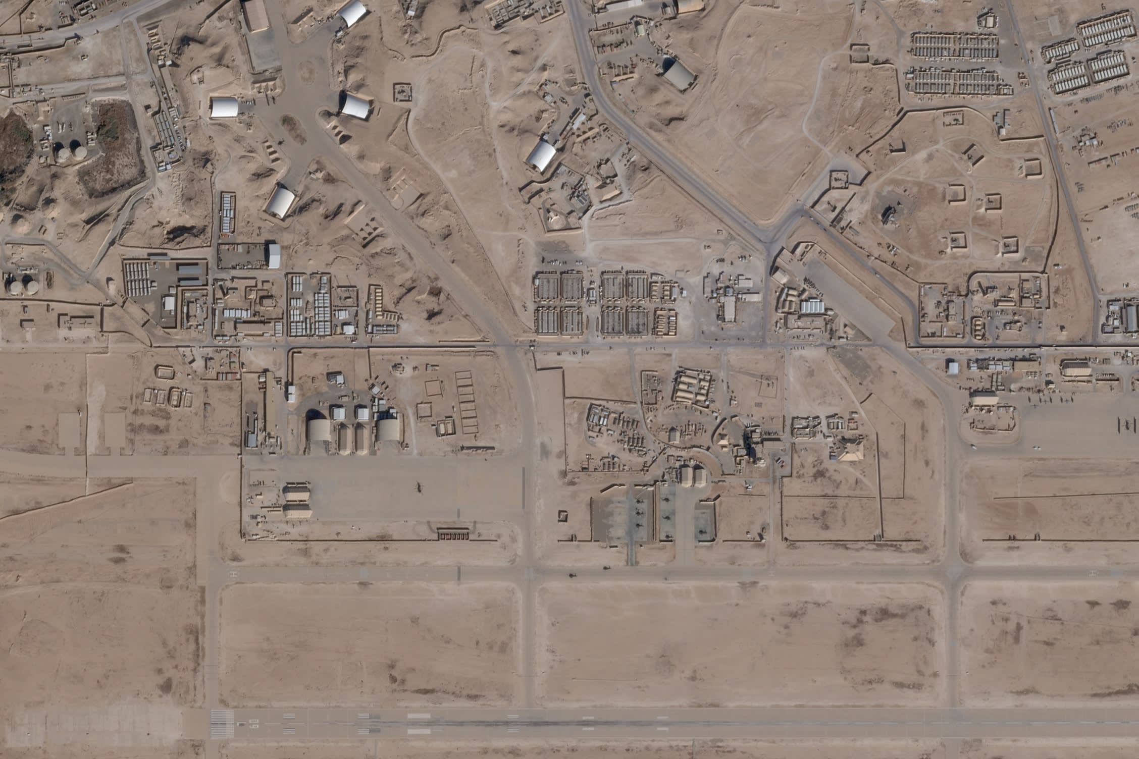 Al-Asad air base in Iraq