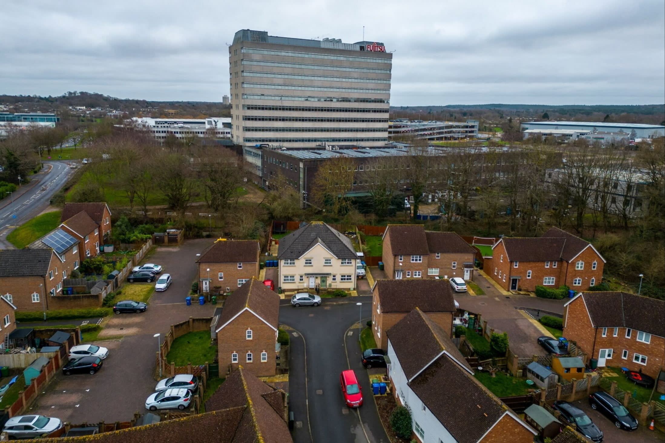 Fujitsu’s UK office building in Bracknell, Berkshire