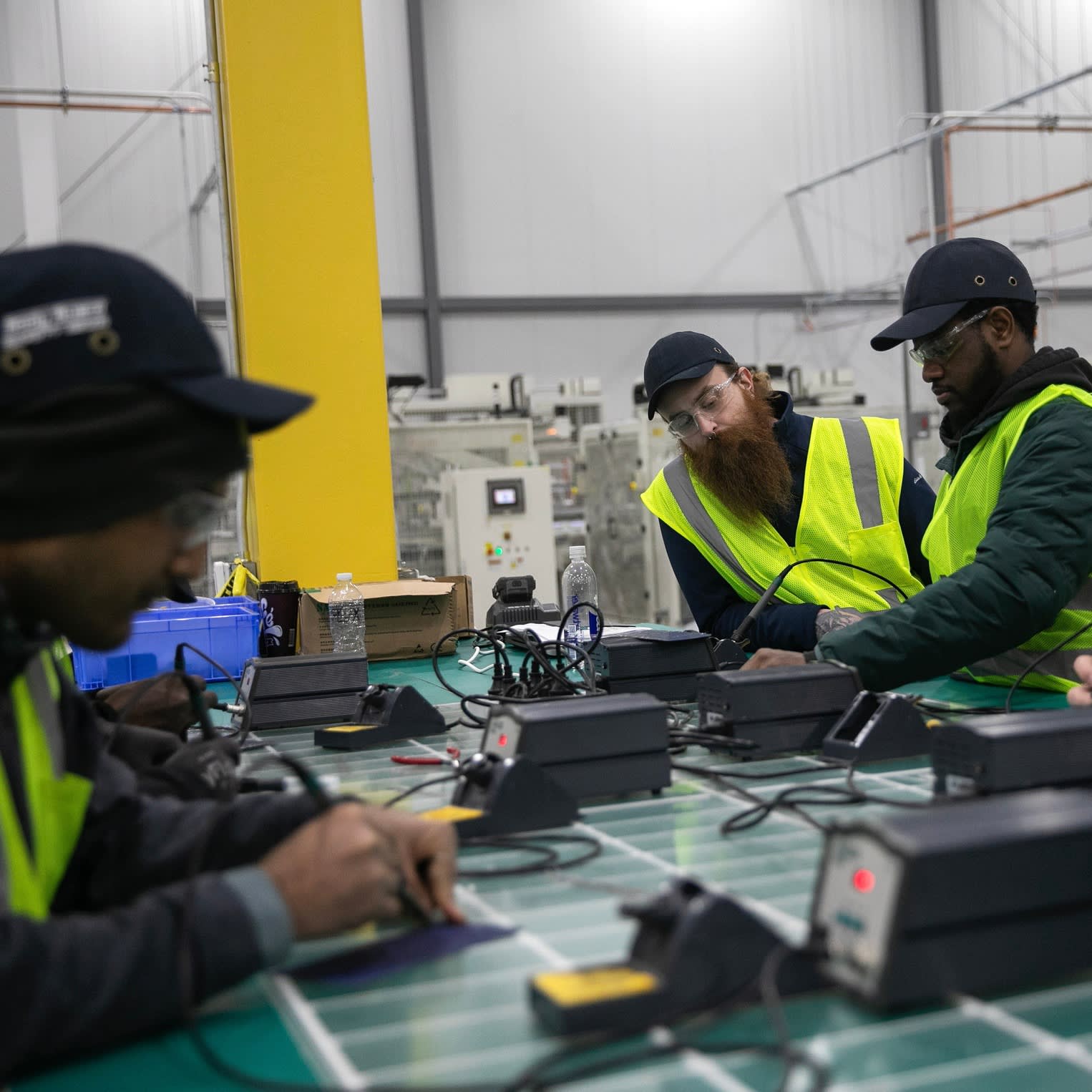 Workers in training at Illuminate USA