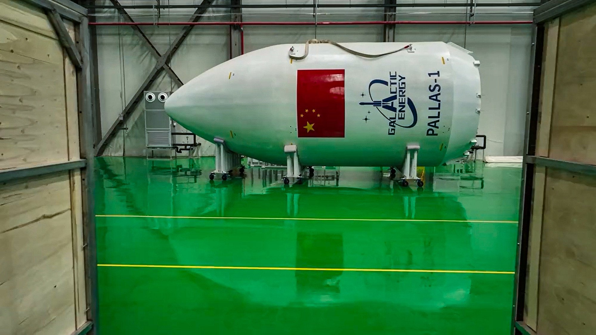 The rocket is slated to lift off from a launch centre in Hainan in November. Photo: Weibo / @空天部落