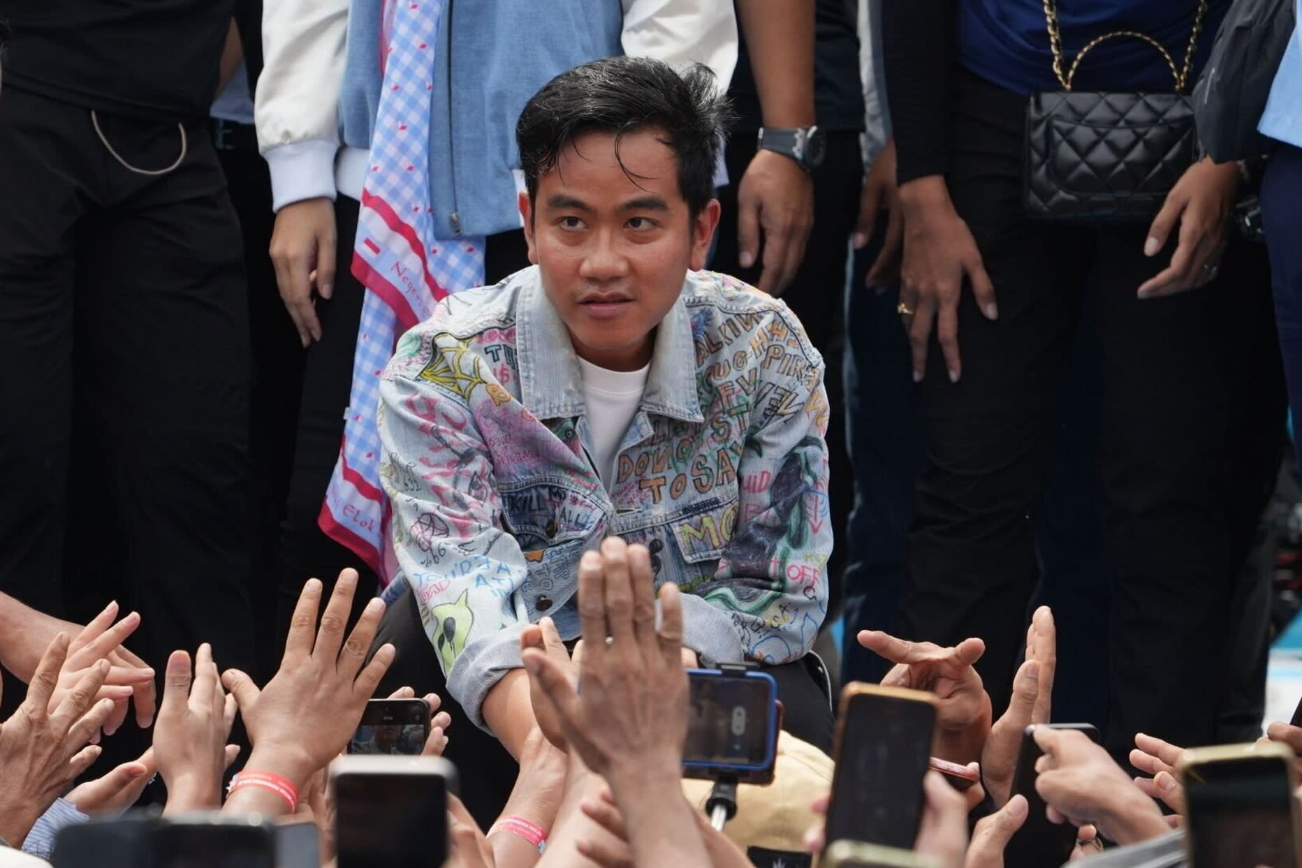 Gibran Rakabuming, vice-presidential candidate and son of current president Joko Widodo