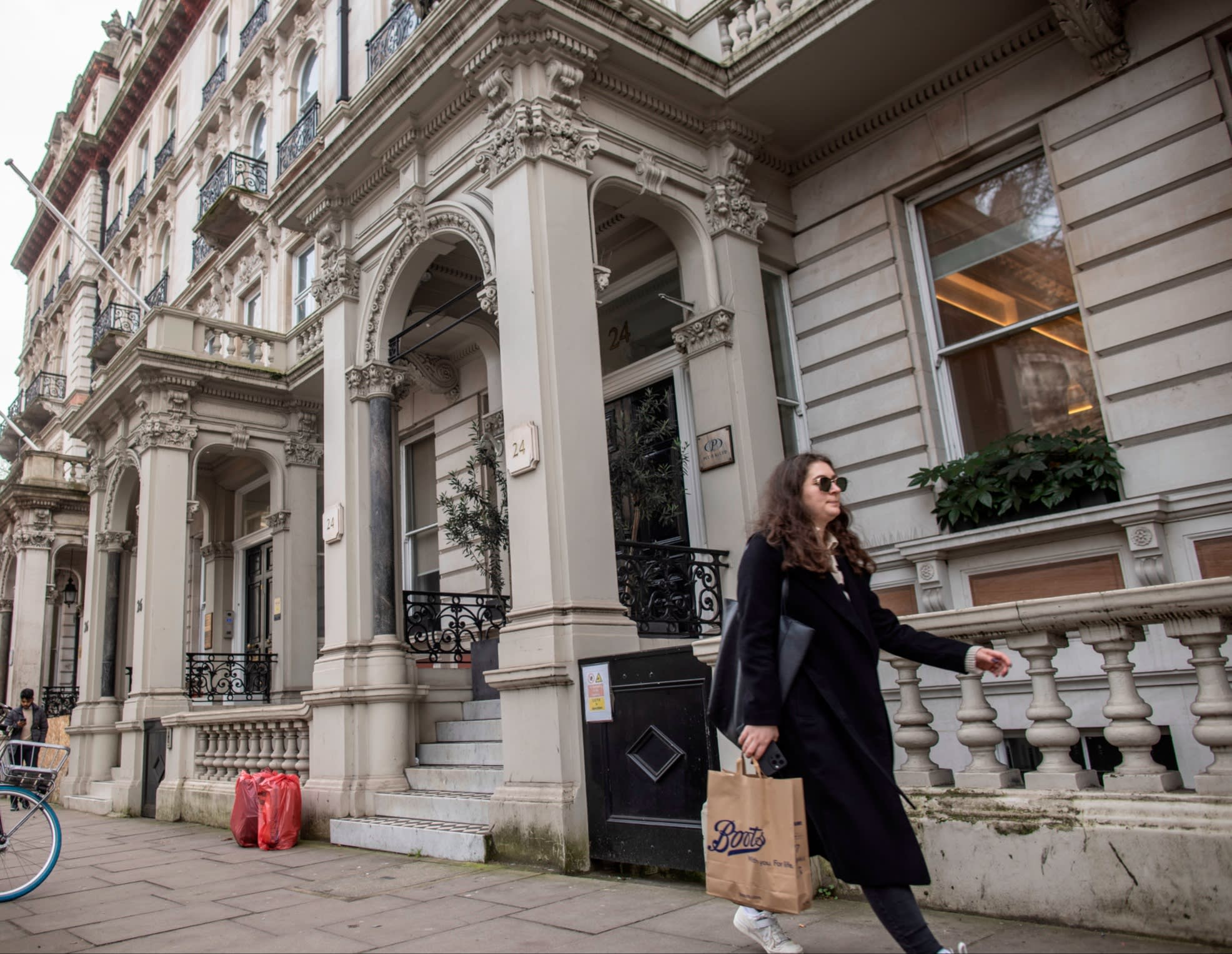 The Grosvenor Gardens home of the offices of PCC UK in London