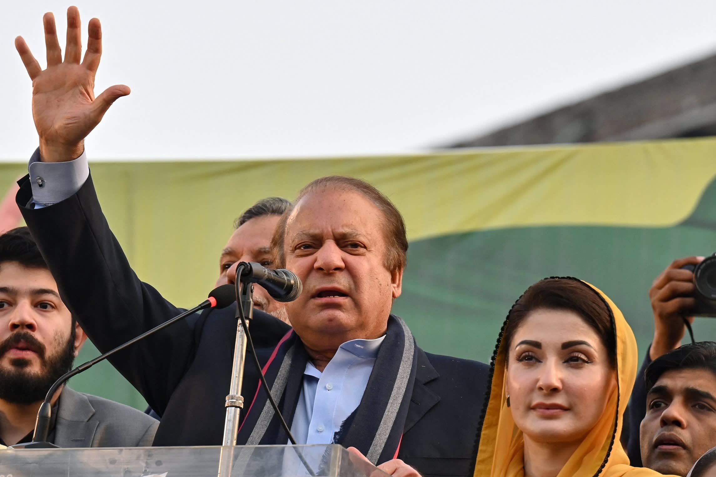 Pakistan’s former prime minister and leader of the Pakistan Muslim League-N party Nawaz Sharif