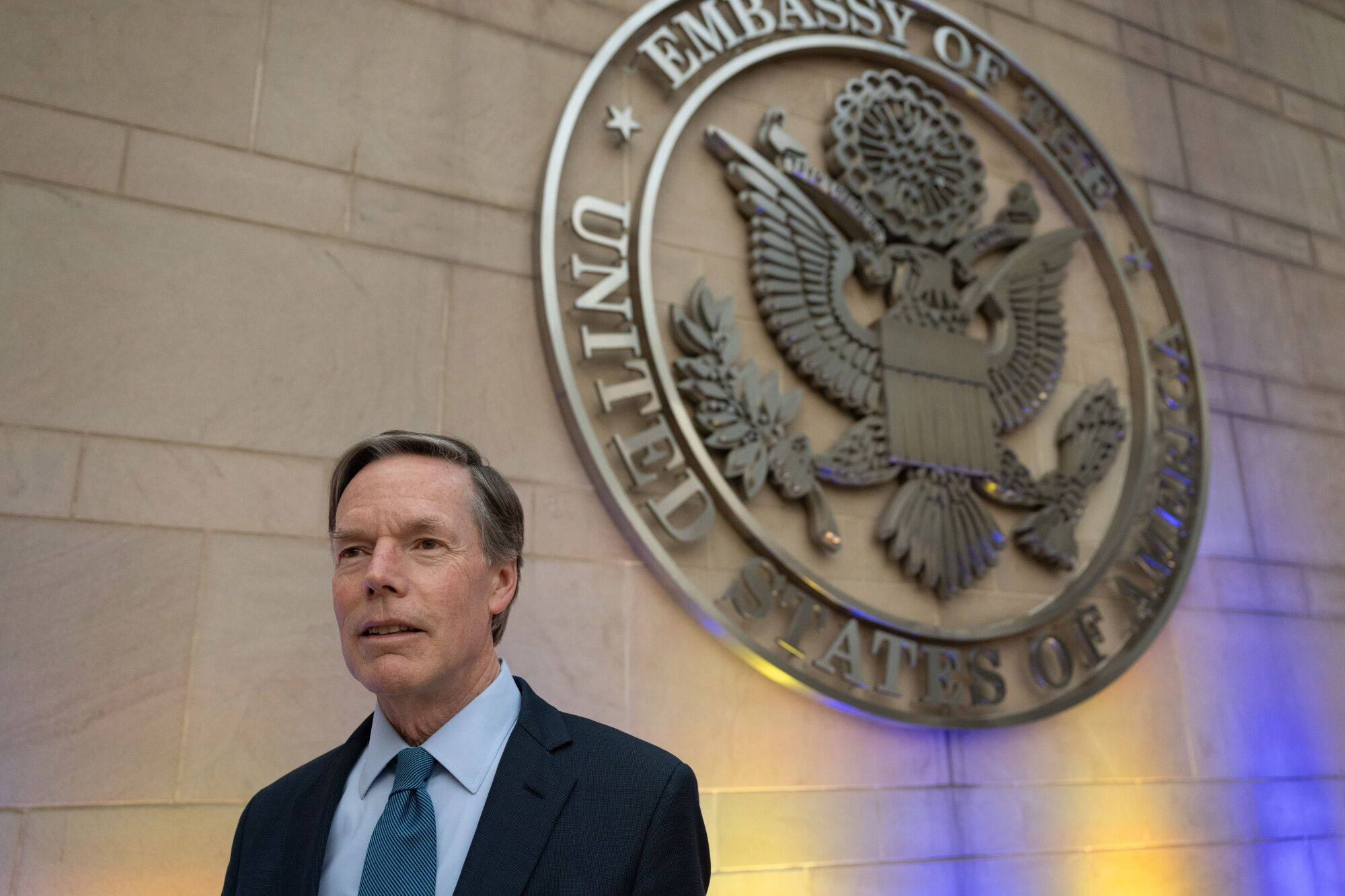 “We have not seen students have problems,” Nicholas Burns, US ambassador to China, said. Photo: Bloomberg