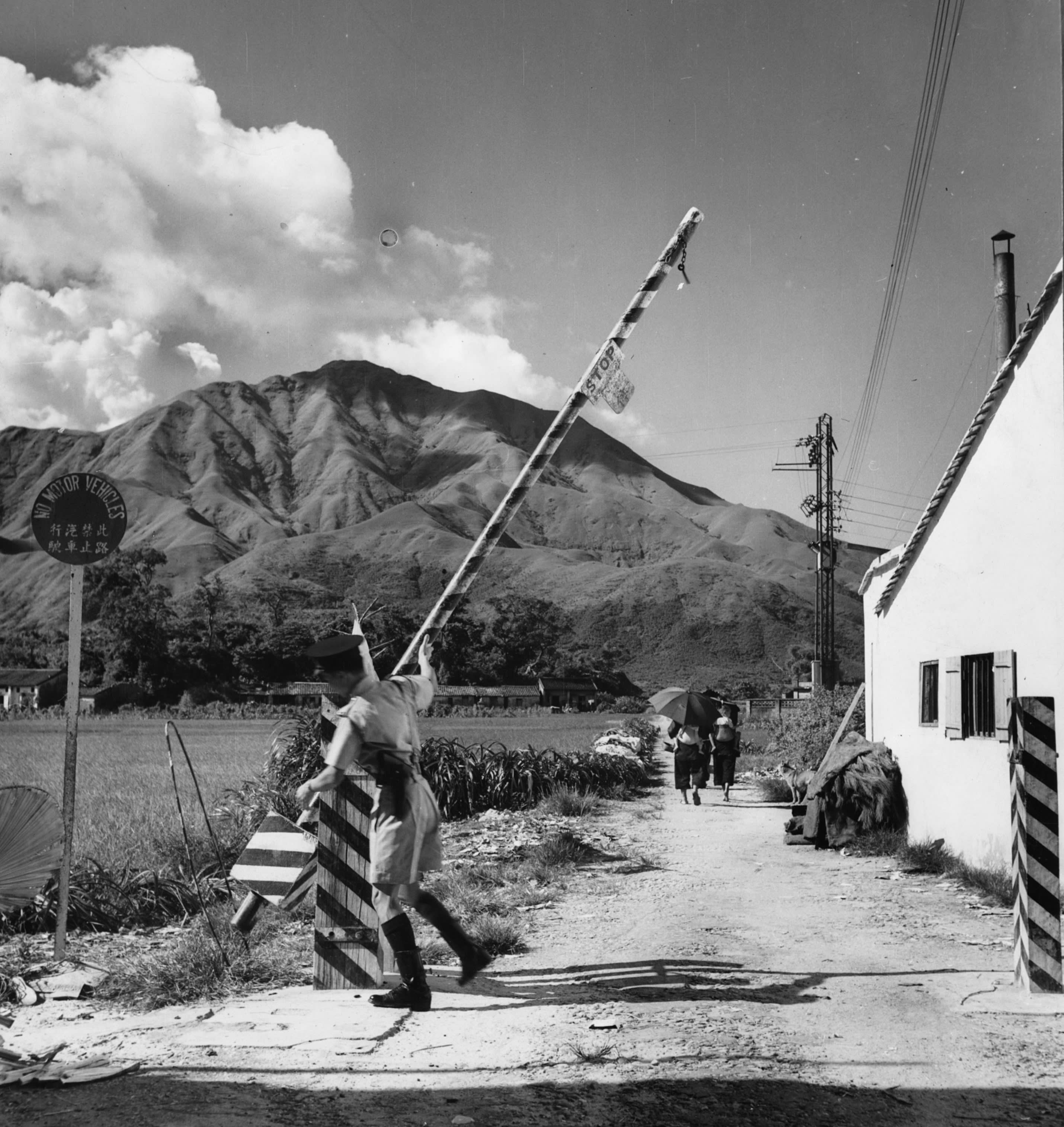 The frontier area of Sha Tau Kok in 1949