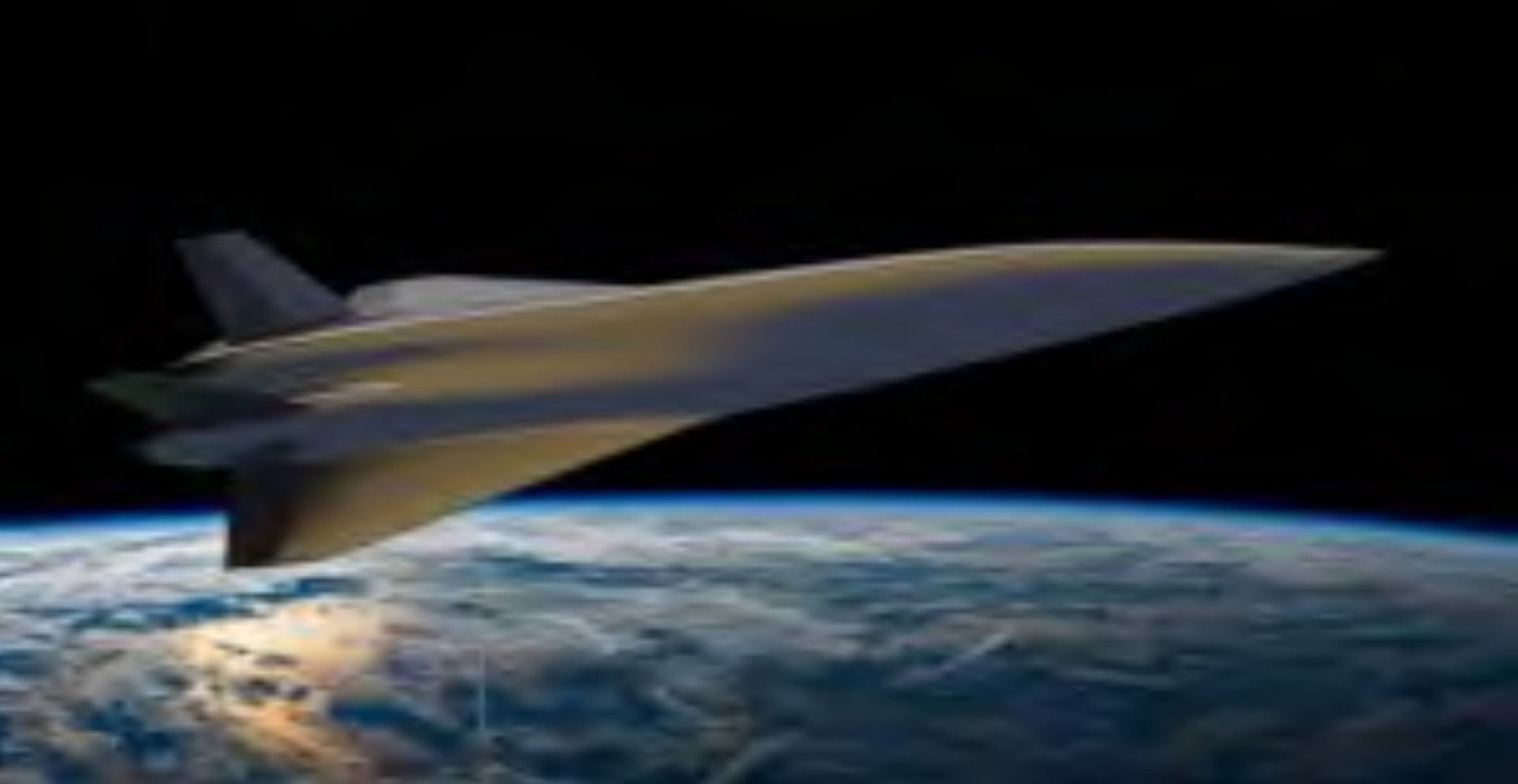An artist’s impression of China’s MD-22 hypersonic drone, which is believed to be similar to – though smaller than – the one tested against the F-22. Photo: Institute of Mechanics, Chinese Academy of Sciences