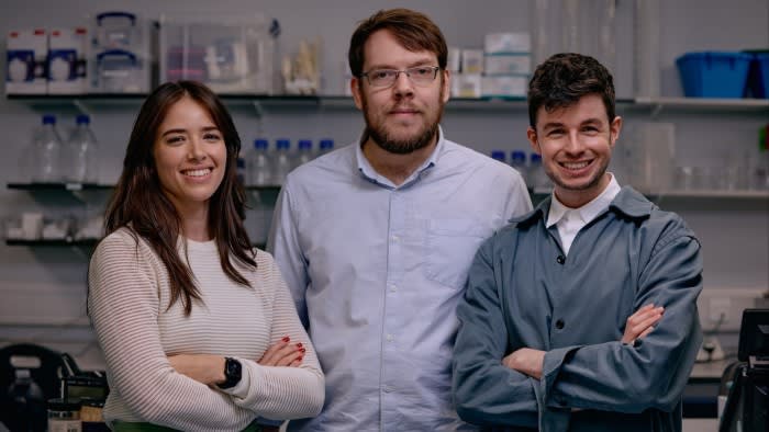 Baseimmune co-founders Ariane Gomes, Phillip Kemlo and Josh Blight