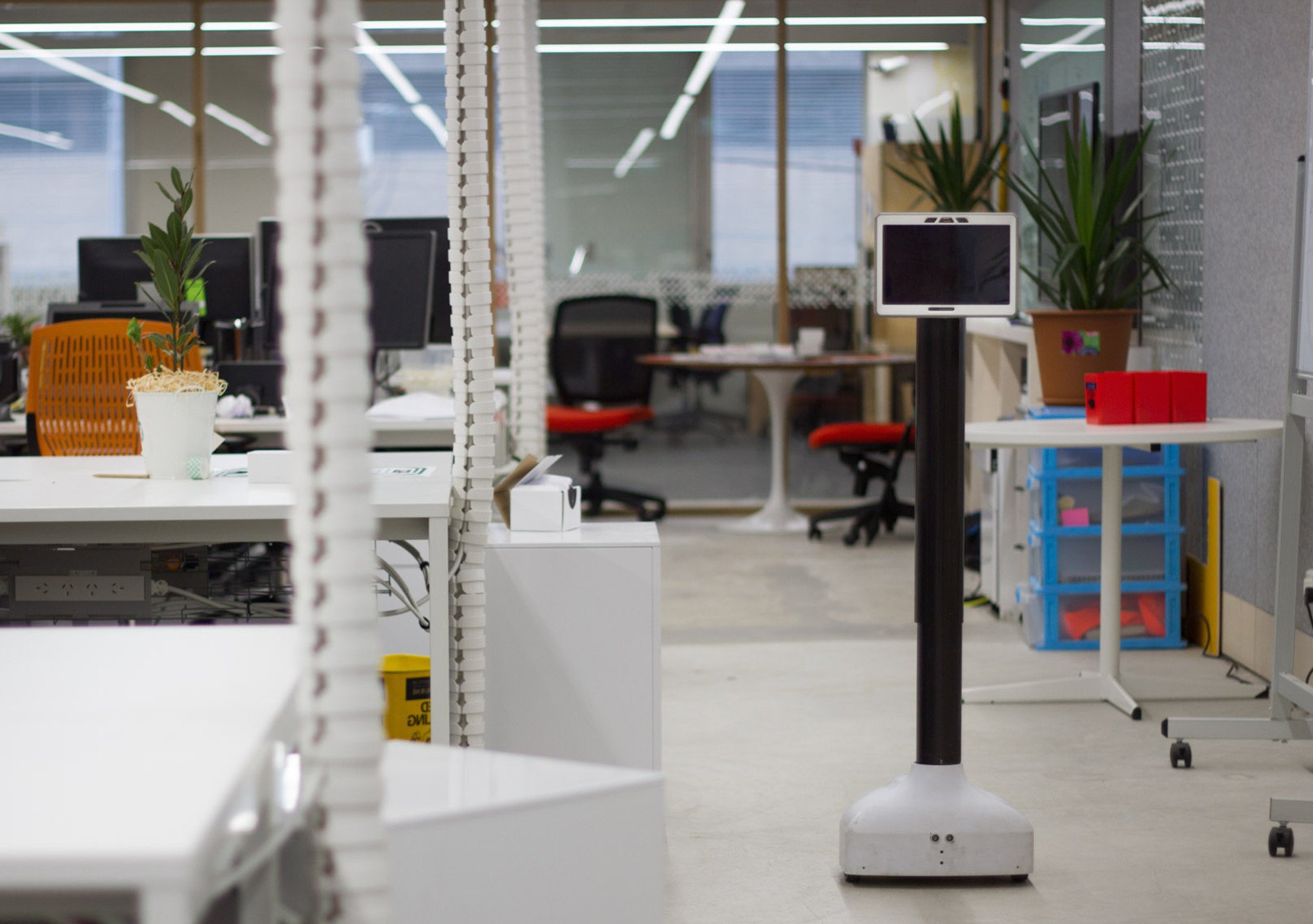The Teleport, Aubot’s teleconferencing robot. Photo: Handout