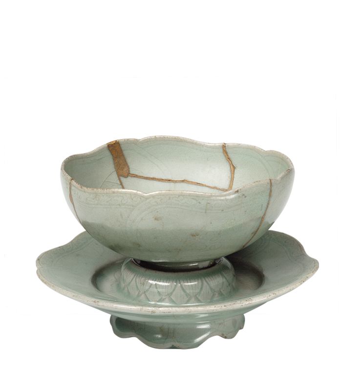 Cup and stand, unknown maker, Korea, 12th-13th century