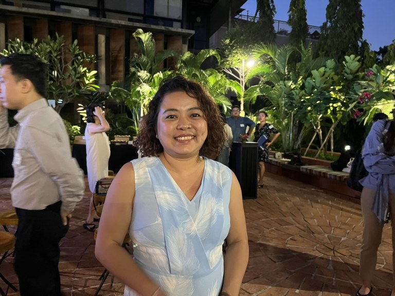 BUR_migrant-workers-thailand.2.jpeg Khin Thit Yee, an accounting consultant from Yangon who moved to Thailand in April 2021 with her family to escape the coup in Myanmar, is seen in Feb. 29, 2024. (Jitsiree Thongnoi/BenarNews)