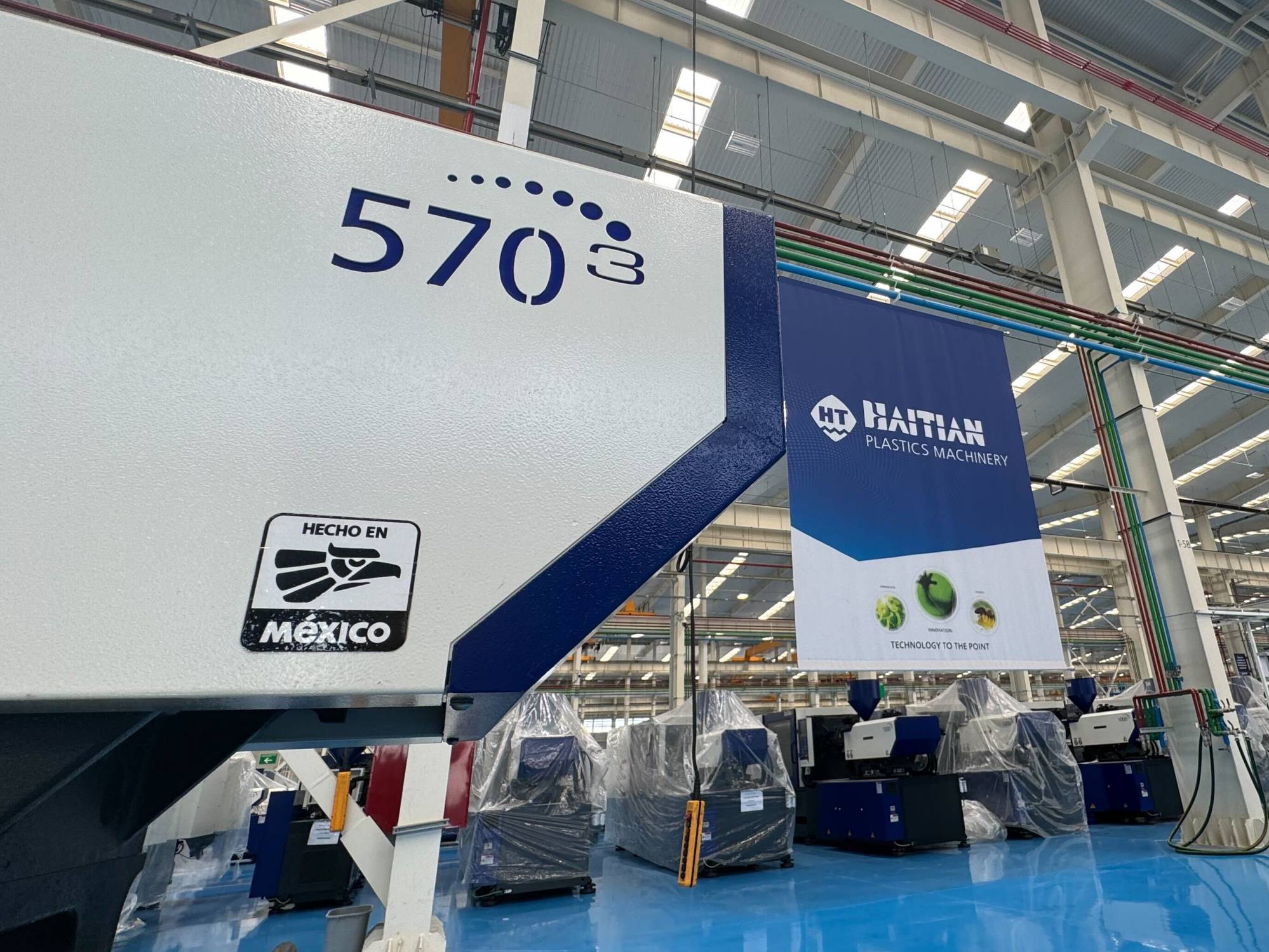 Haitian, an injection-moulding machine maker from China’s Ningbo city, has a plant in Centro Logistico Jalisco. Photo: Igor Patrick