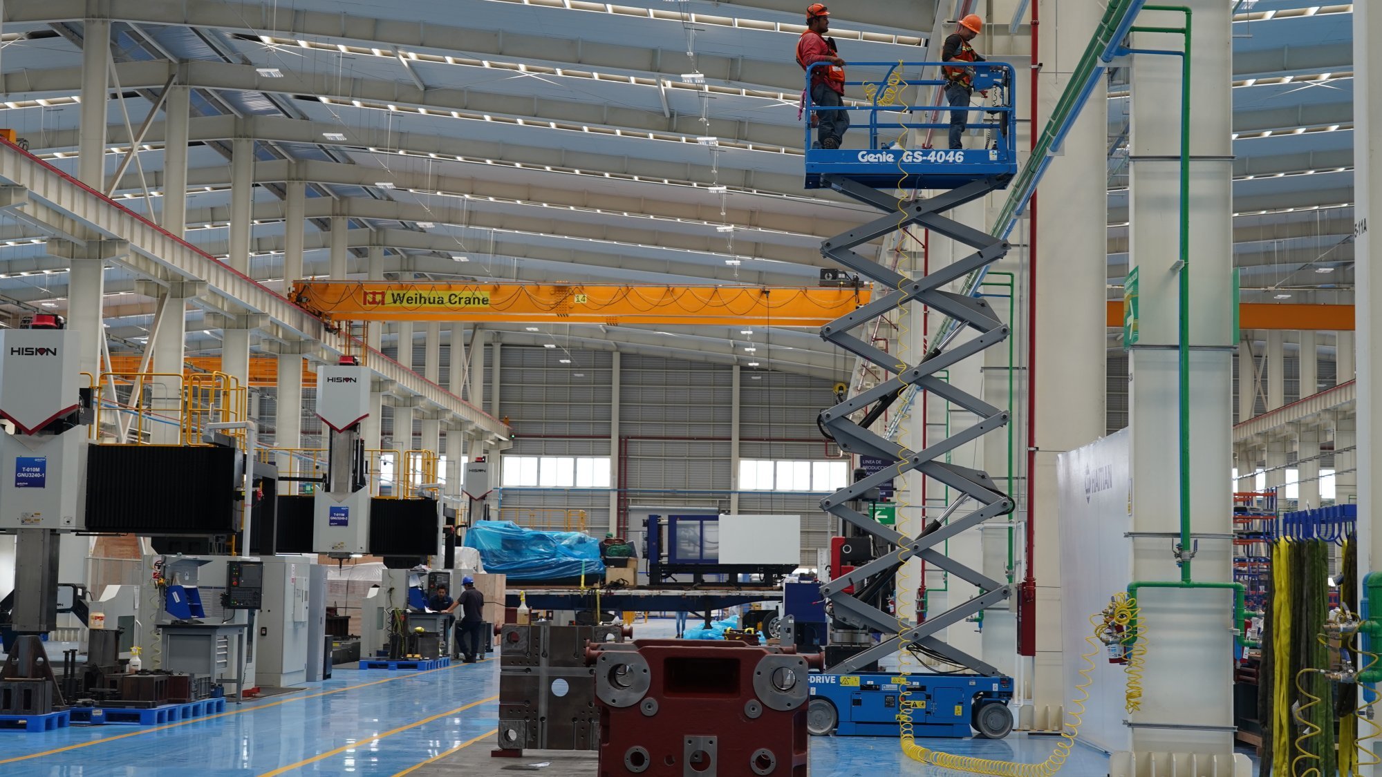 Inside the Haitian factory in Centro Logistico Jalisco. Photo: Ji Siqi