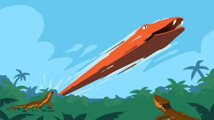 An image featuring a cartoon snake