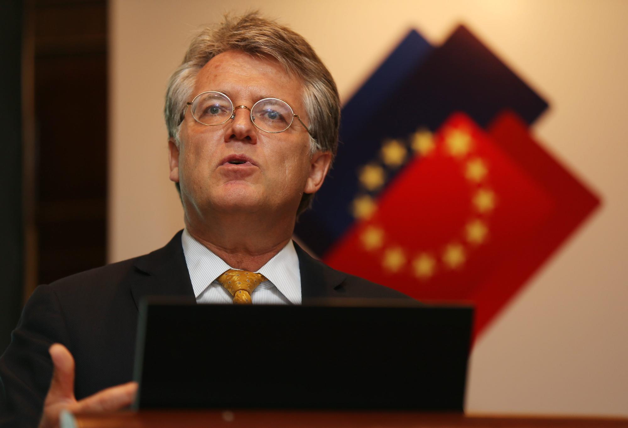 Joerg Wuttke in Beijing in September 2014. Photo: EPA