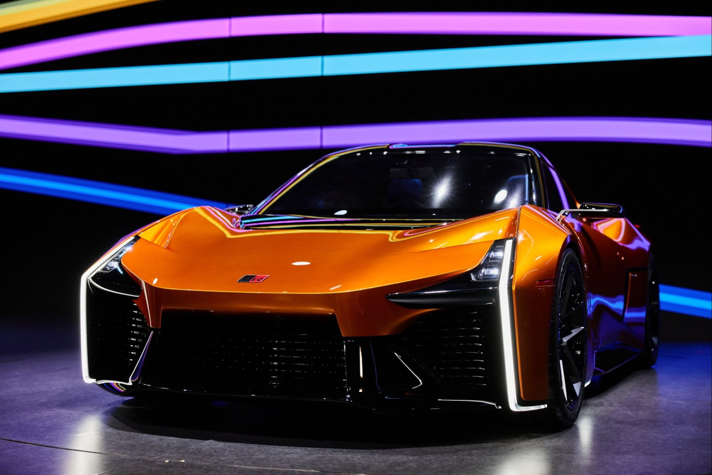 A Toyota FT-Se electric vehicle on display during the Japan Mobility Show in Tokyo, Japan, Oct 2023