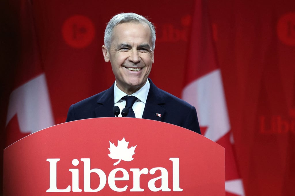 Carney during the recent campaign challenged Trump’s criticisms of Canada. Photo: AFP via Getty Images/TNS