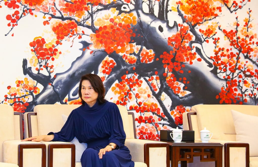 Dong Mingzhu, chairwoman of Gree Group appliance firm in China, stirred controversy last month after saying Chinese educated overseas might be spies. Photo: Handout Dong Mingzhu, chairwoman of Gree Group appliance firm in China, stirred controversy last month after saying Chinese educated overseas might be spies. Photo: Handout