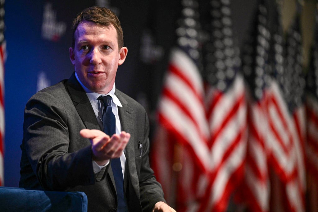 Anthropic co-founder Jack Clark speaks during the Hill & Valley Forum at the US Capitol Visitor Center Auditorium in Washington on April 30. Photo: AFP Anthropic co-founder Jack Clark speaks during the Hill & Valley Forum at the US Capitol Visitor Center Auditorium in Washington on April 30. Photo: AFP