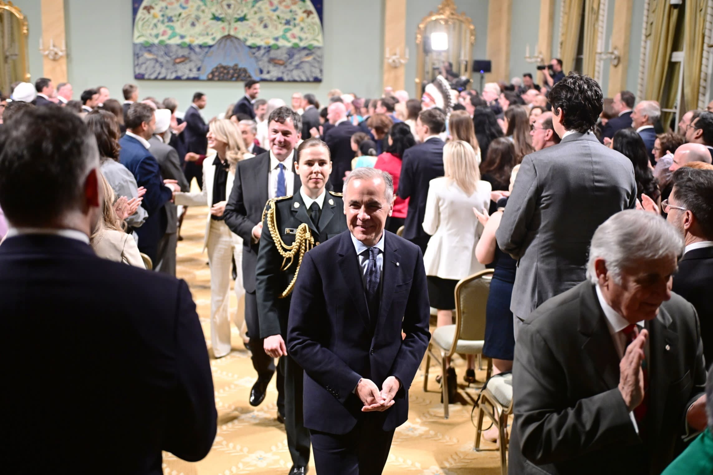 Mark Carney in Ottawa. Canada’s prime minister campaigned on an anti-Trump platform to win his country’s election, but seemed to have earned his respect by the time he visited Washington this month