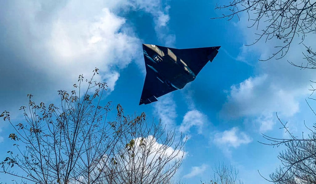 The fighter still being developed by the Chengdu Aircraft Industry Corporation is unofficially referred to as the J-36. Photo: Weibo/河东三叔