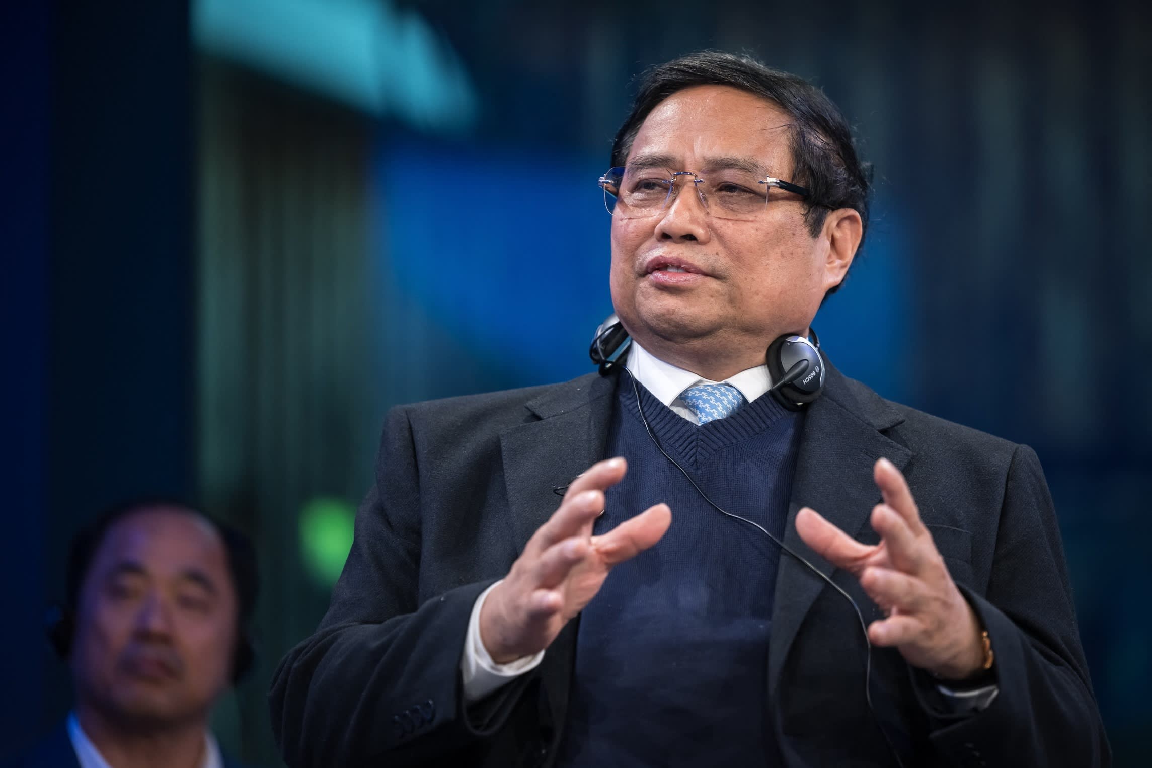 Vietnam’s Prime Minister Pham Minh Chinh at the World Economic Forum in Davos, Switzerland in January 2025