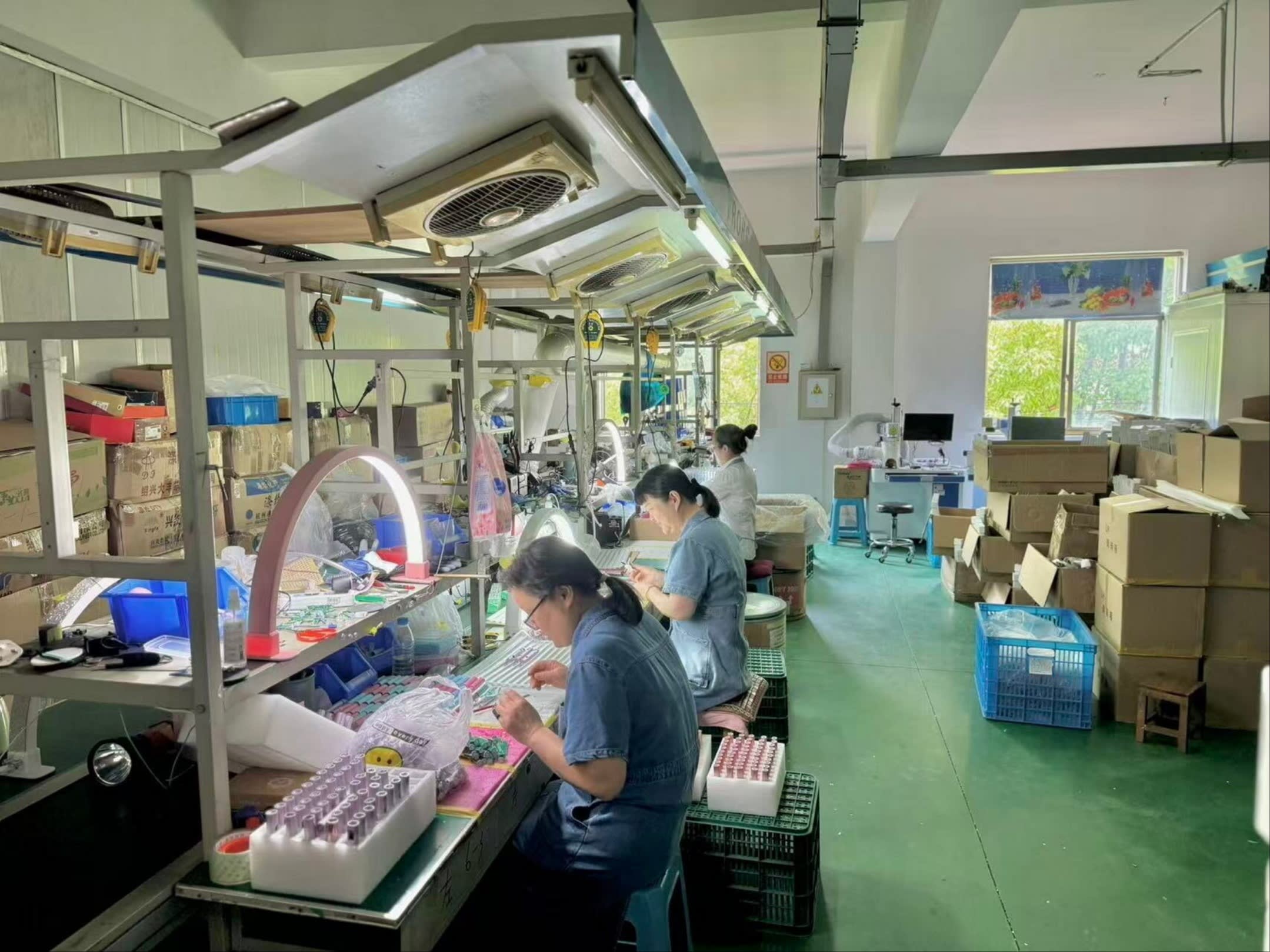 Production line at Shaoxing Shangyu Lihua Electronic Technology